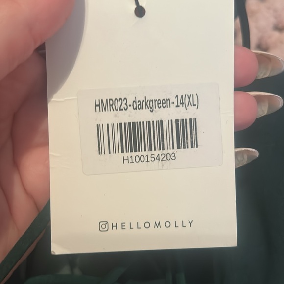 Hello Molly, dark green dress - Picture 4 of 5